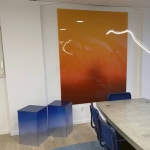 Acryl kunstinstallation